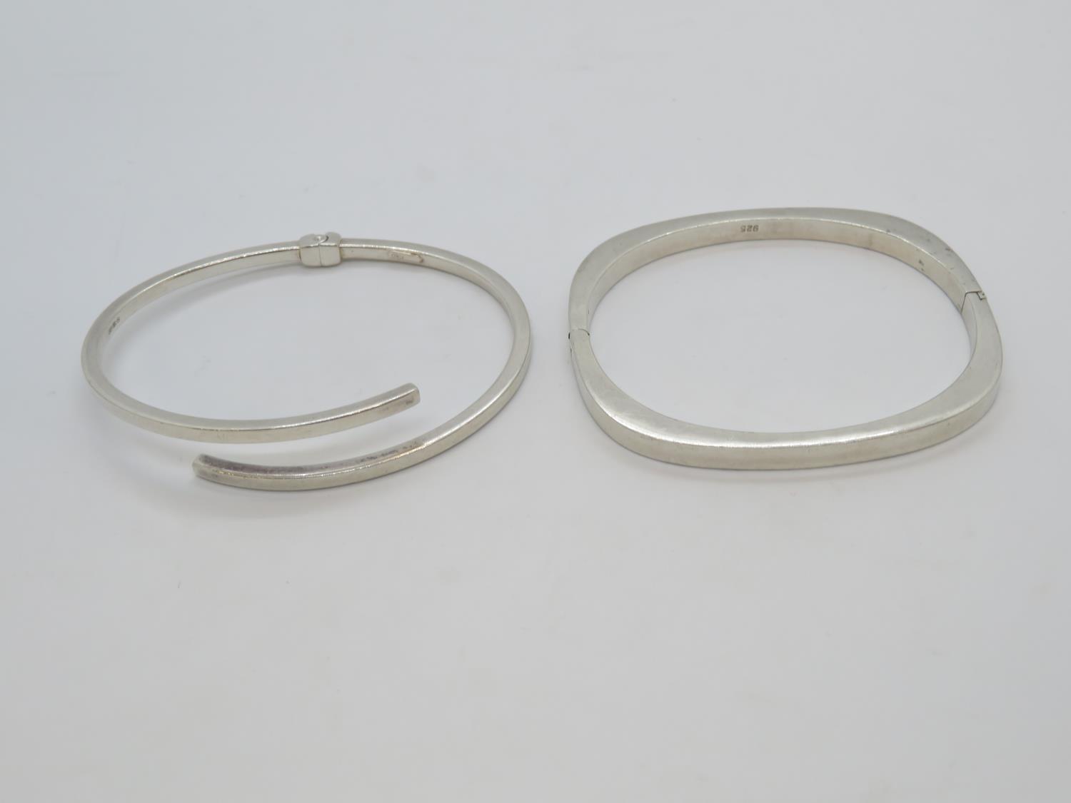 2x silver bracelets 20g