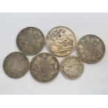 English silver coins 120g