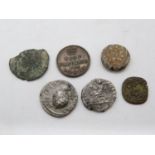 Bag of early coins