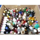 Large collection of miniature drinks