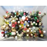 Large collection of miniature drinks