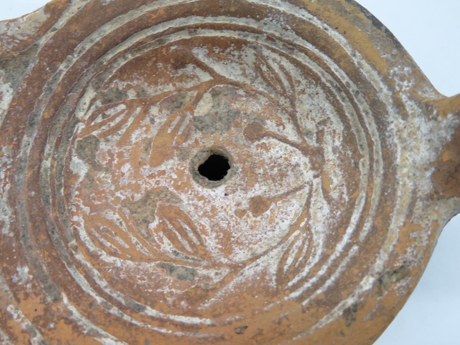 Early Roman oil lamp 6" - Image 4 of 6