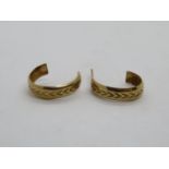 9ct gold earrings