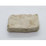 Section of white stone 2.25" x 1.5" to the rear of tile - fragment of the Great Pyramid of Egypt