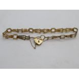 9ct gate bracelet 3.7g