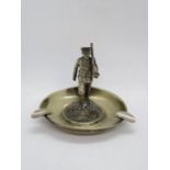 WWI British soldier ashtray 5" by Pinder Bros. Sheffield