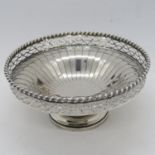 Silver bon bon dish fully HM Brufords Exeter 80g