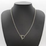 HM silver Tiffany style necklace 18" 11.9g