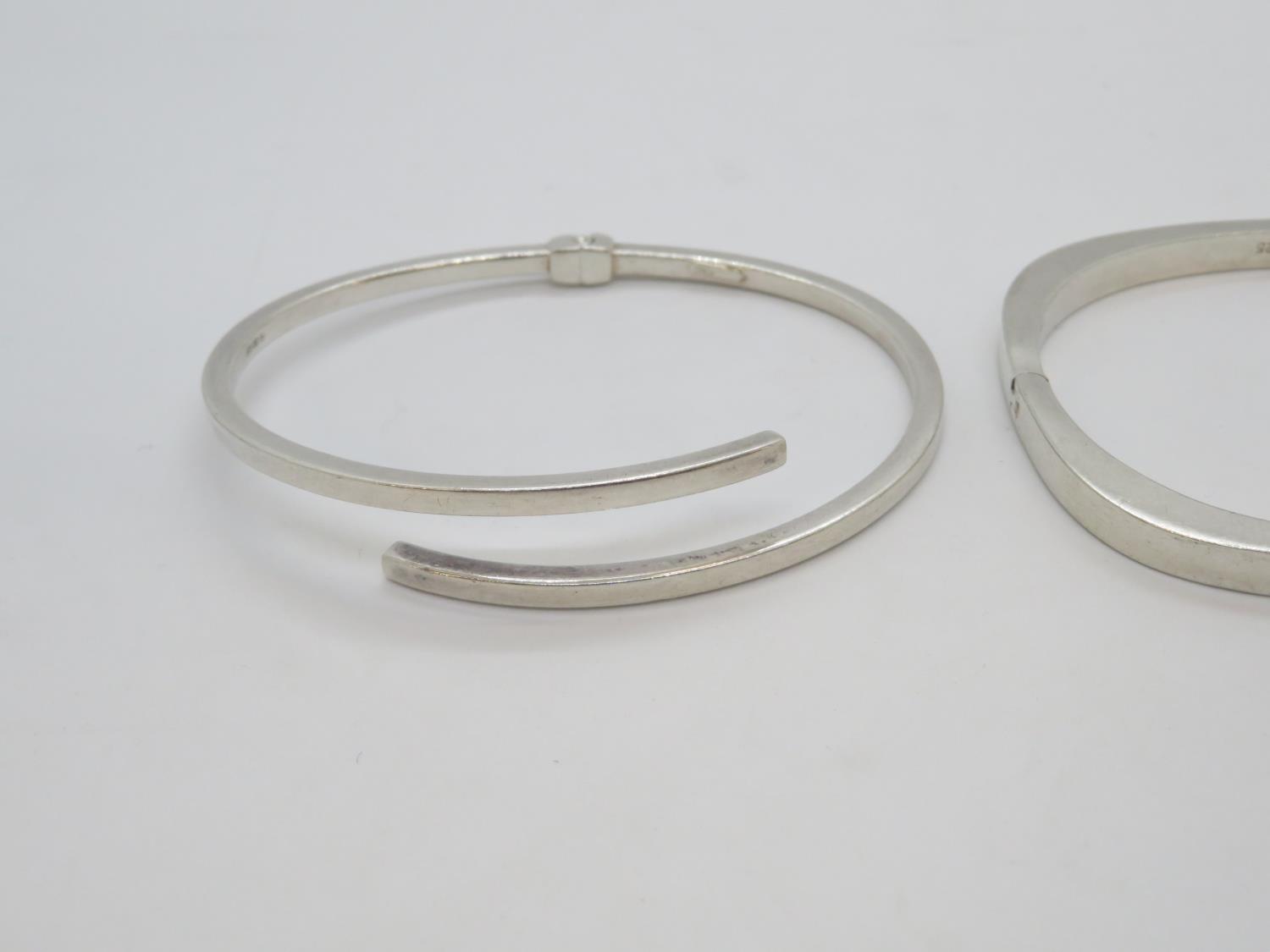 2x silver bracelets 20g - Image 2 of 2