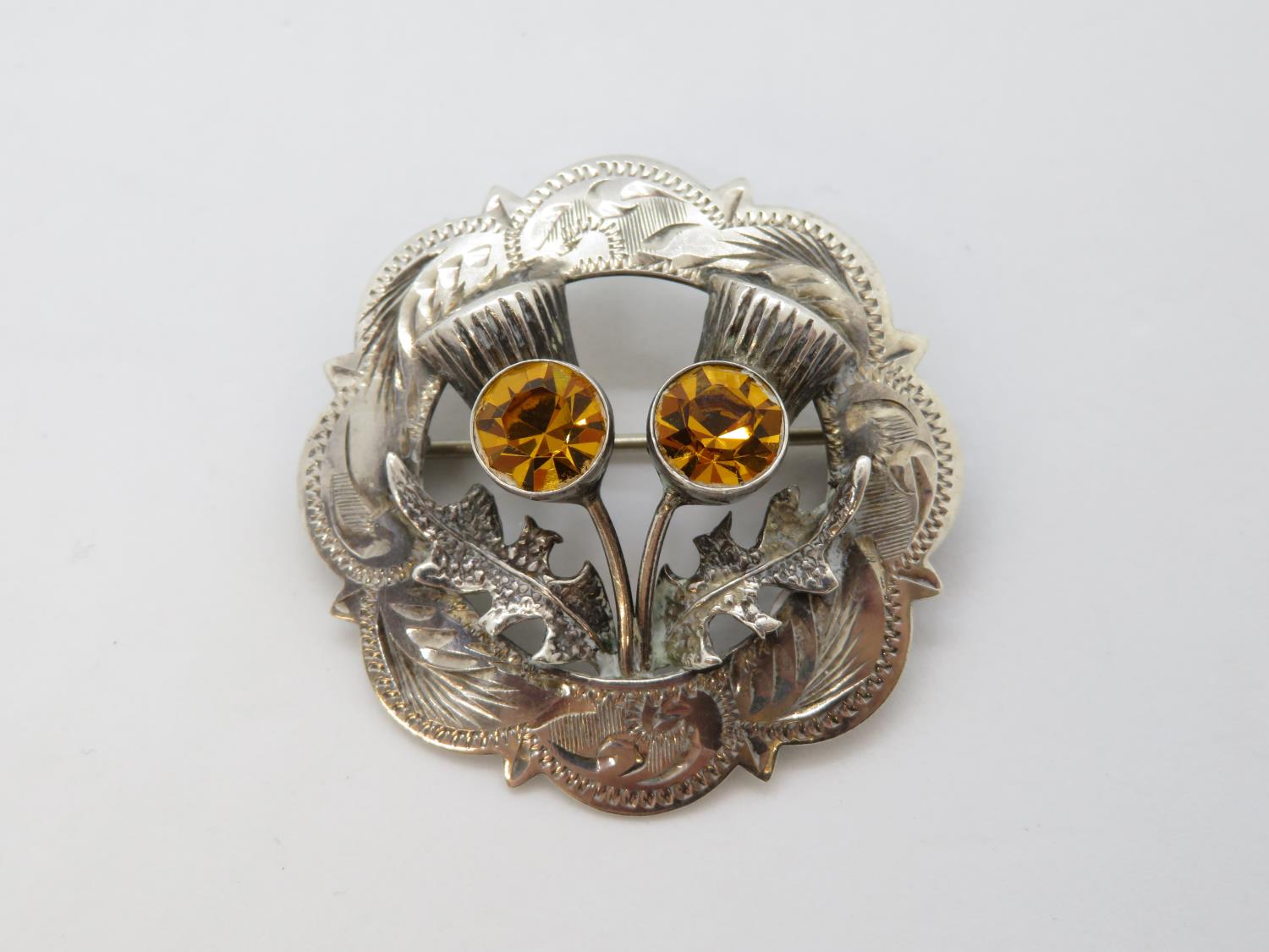 Scottish HM brooch in silver