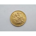 1914 fine condition half sovereign