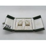 2x heavy fully HM Bulgari boxed dice 159g silver