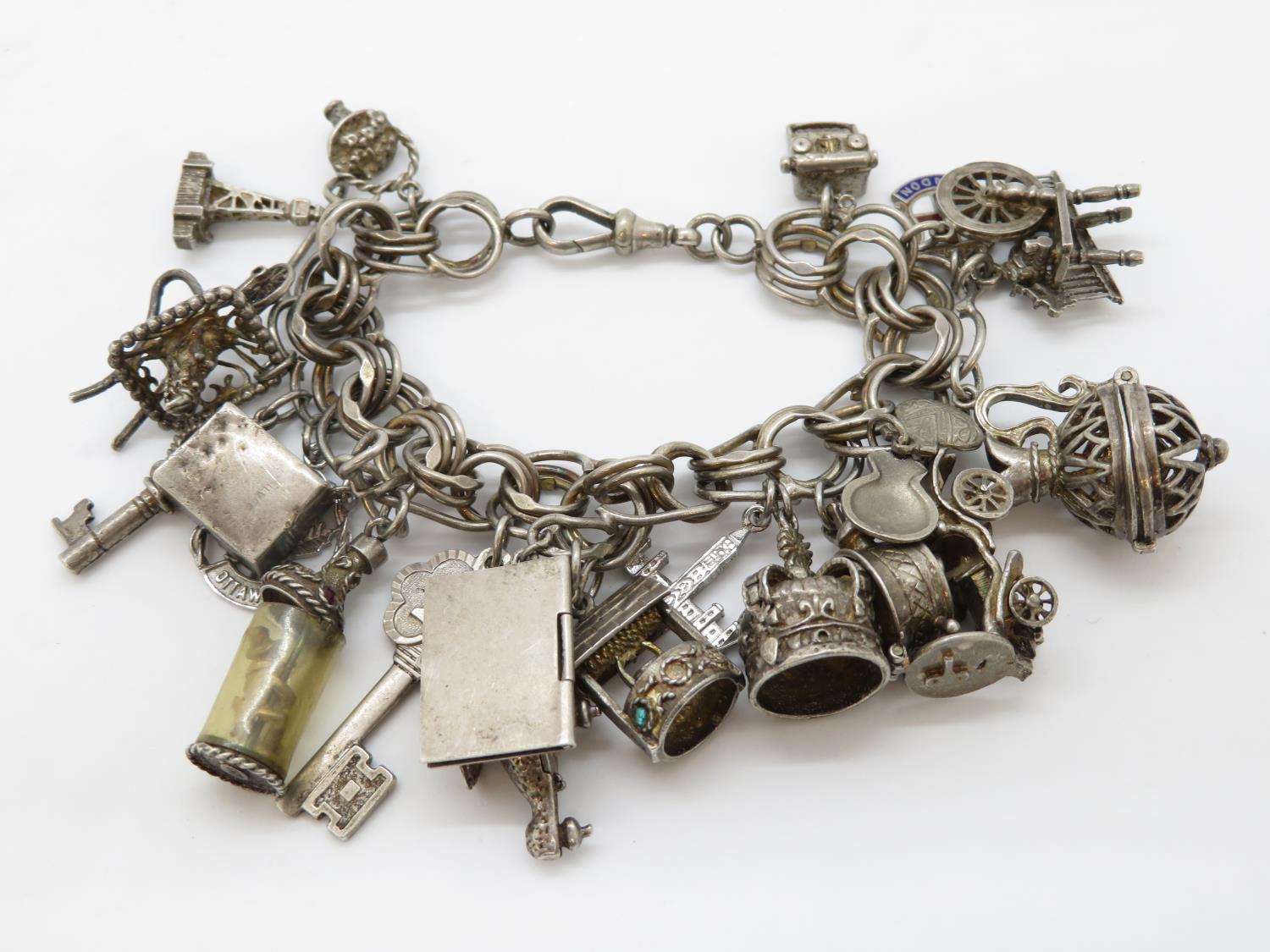 Massive charm bracelet 94g