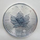 2017 9999 fine silver Canadian $5.00 coin