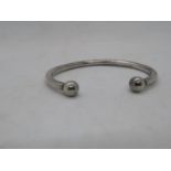 Silver Torc bangle Sheffield 1999