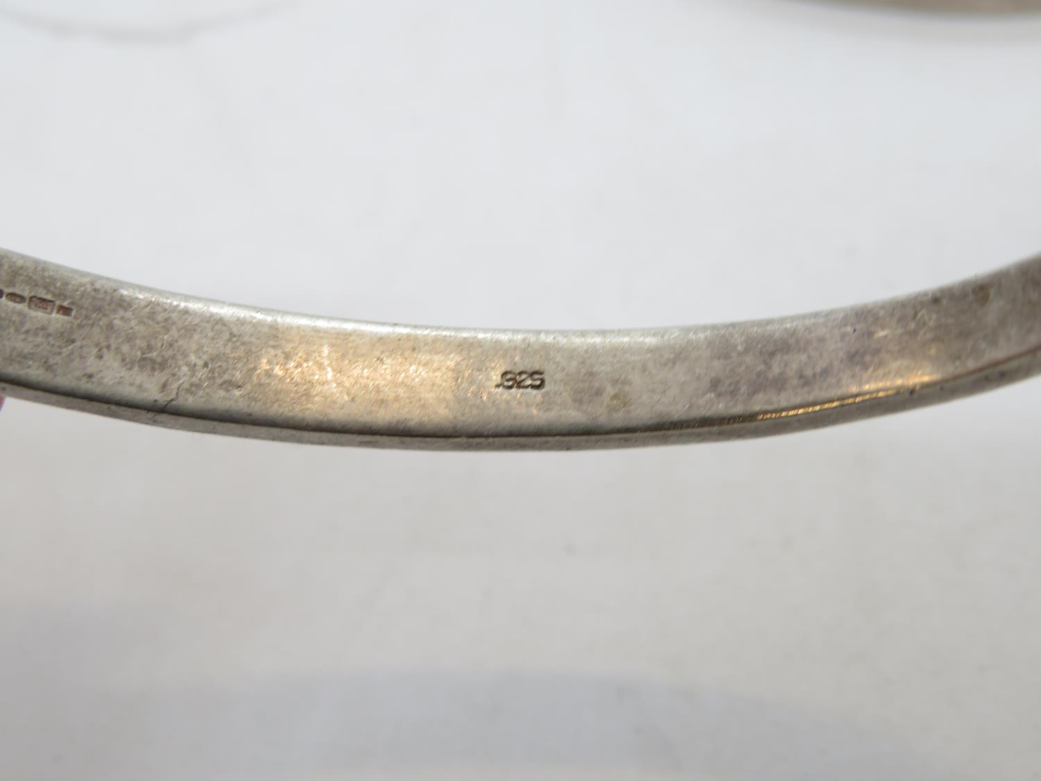 2x silver bracelets 58g - Image 2 of 2
