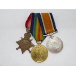 WWI trio of medals to 1259 Pt A Minto Northumberland Yeoman