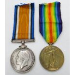 Pair of WWI medals to Captain JA Nicholson of the Durham Light Infantry