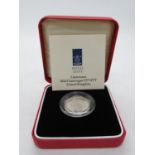 1993 UK silver proof Piedfort £1.00 coin