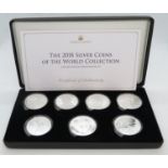 Jubilee Mint 2018 silver coins of the World collection 999 fine silver coins