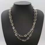 Diamond trace link silver chain Birmingham 2005 could be worn as belt 33g