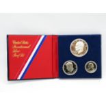 US bicentennial silver proof 3x coin set 1976