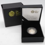 Royal Mint 2008 Royal Shield of Arms £1.00 Piedfort silver proof coin box and papers