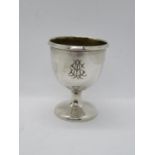 Silver HM egg cup 27g