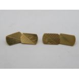 Pair of 9ct gold cufflinks 5.9g