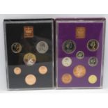 2x decimal coin sets 1970 and 1971
