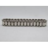 8" silver Rolex style bracelet