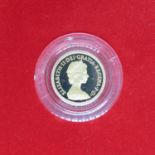 Royal Mint proof half sovereign 1980 with presentation box