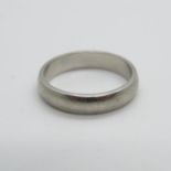 Platinum wedding band 6.2g, size O