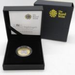 Royal Mint 2010 Florence Nightingale £2.00 Piedfort silver proof coin box and papers