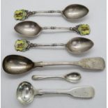 Collection of silver spoons 68g