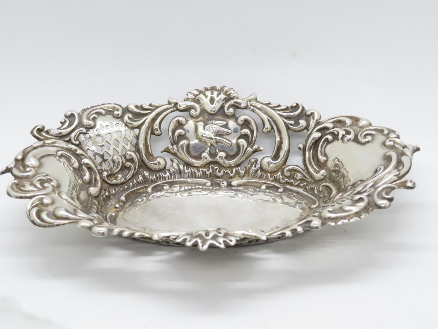 HM silver pin dish 70g - Image 2 of 3