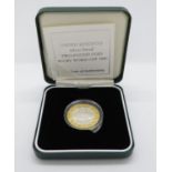 1999 Rugby World Cup £2 silver proof coin
