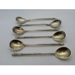6x Russian spoons