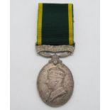 For efficient Service medal George VI Union of South Africa medal