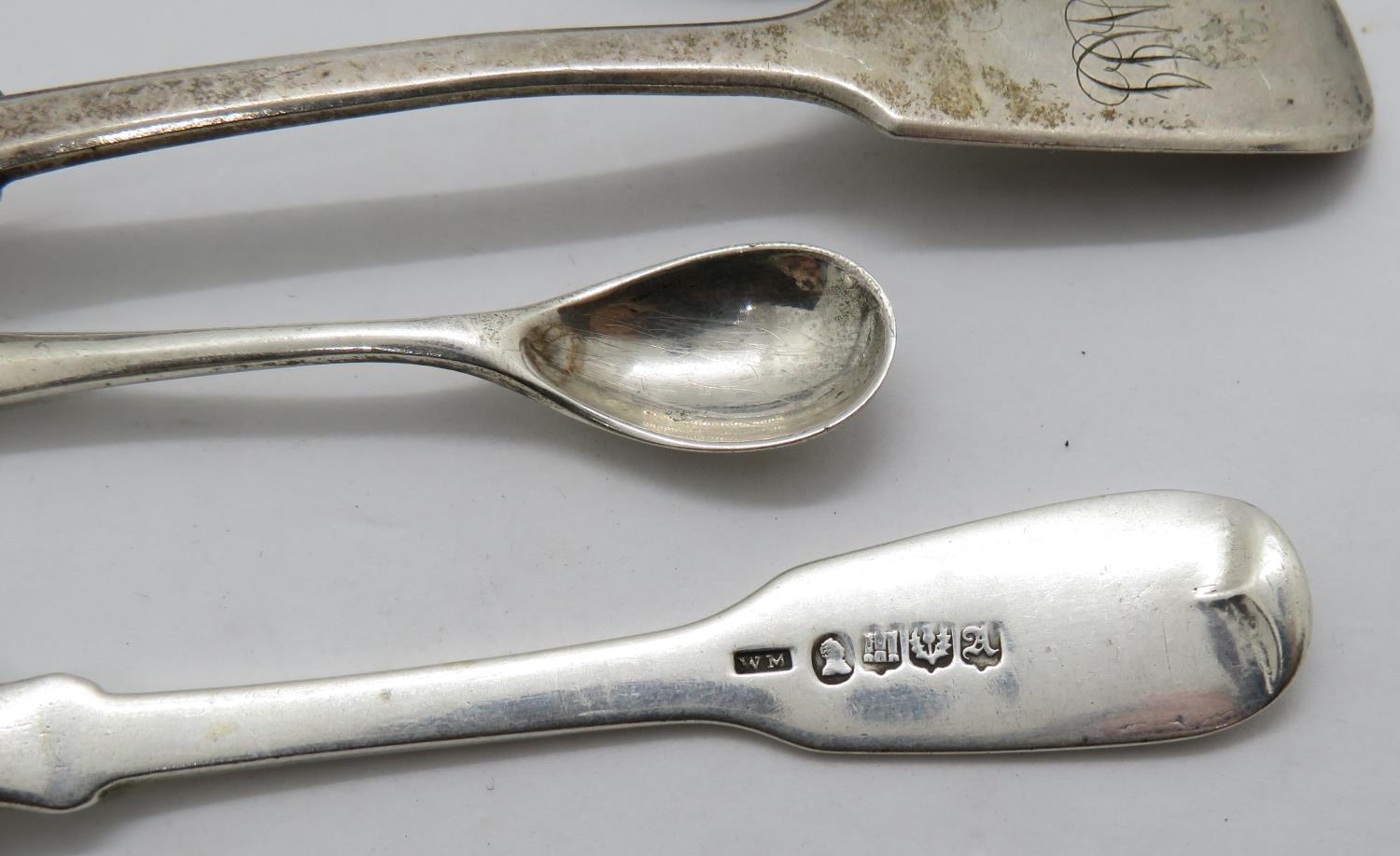Collection of silver spoons 68g - Image 2 of 2