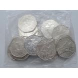 Bag of 20x Tailor of Gloucester 50p coins in sealed bag