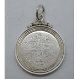 Scottish silver presentation medal to John Dudgeon of Spylaw for descriptive essay George Watson's