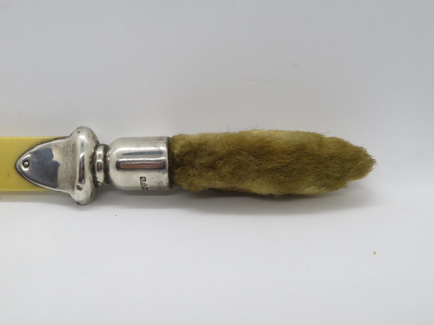 HM silver and animal paw with cellulose letter opener 12" - Image 2 of 4