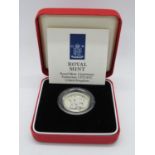 Royal Mint 1997 silver Piedfort £1.00 coin