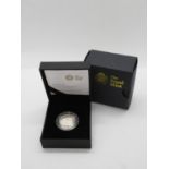 Royal Mint 2009 £1 silver proof Shield of Arms box and papers