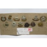 12x mixed Cap badges