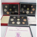 3x Royal Mint coin sets 1987, 1983 and 1984