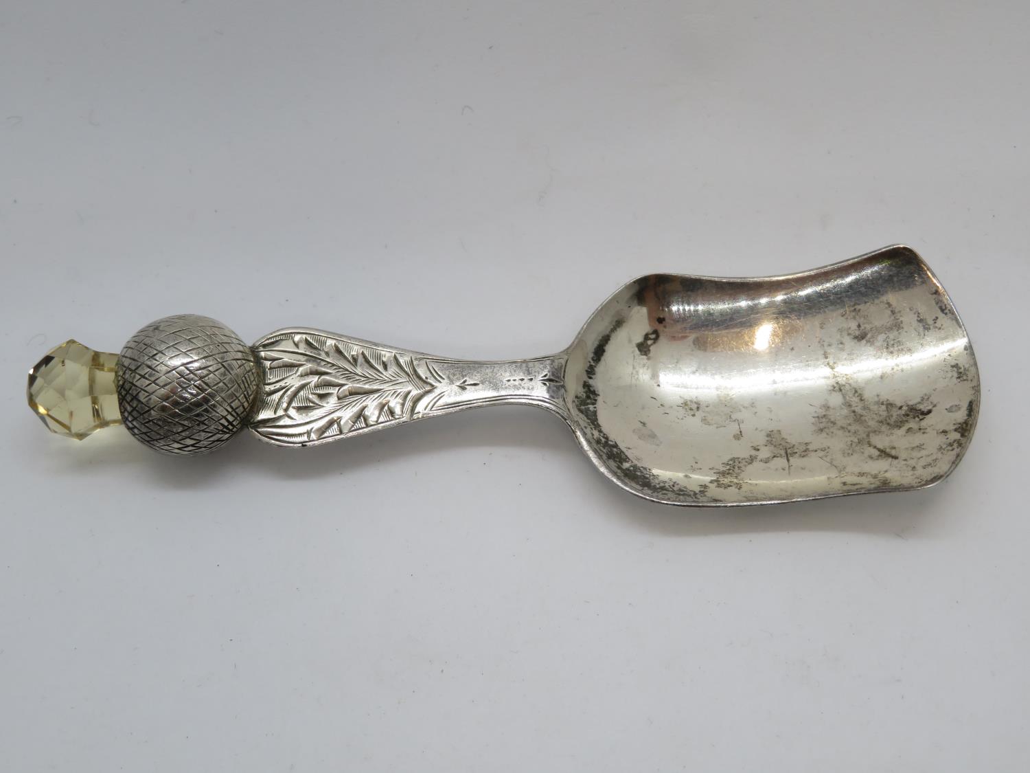 Birmingham 1927 silver caddy spoon