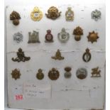 20 mixed Cap badges