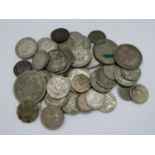 Collection of pre 1947 English coins 213g